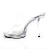 Fabulicious - FLAIR402 Mules with heel - Transparent Product image